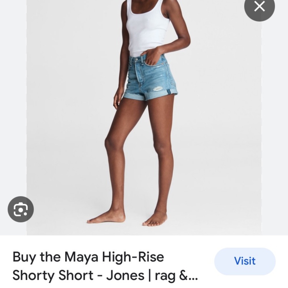 NWT Rag & Bone Maya High-Rise Short – Jones Color - Picture 7 of 8